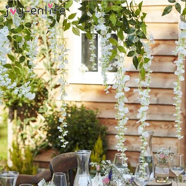 decorative flowers & wreaths wisteria artificial flower vine living room bedroom wall decoration wedding arch fake plant autum el
decorative flowers & wreaths wisteria artificial flower vine living room bedroom wall decoration wedding arch fake plant autum el
