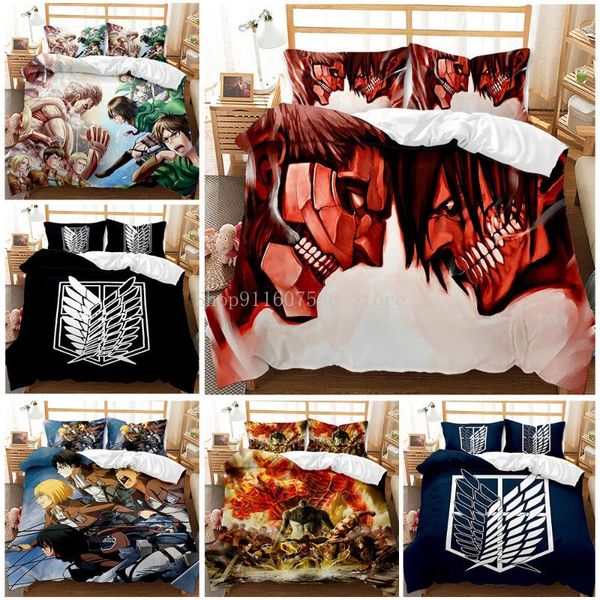 bedding sets attack on titan set single twin full king size bed children's kid bedroom duvetcover
bedding sets attack on titan set single twin full king size bed children's kid bedroom duvetcover
