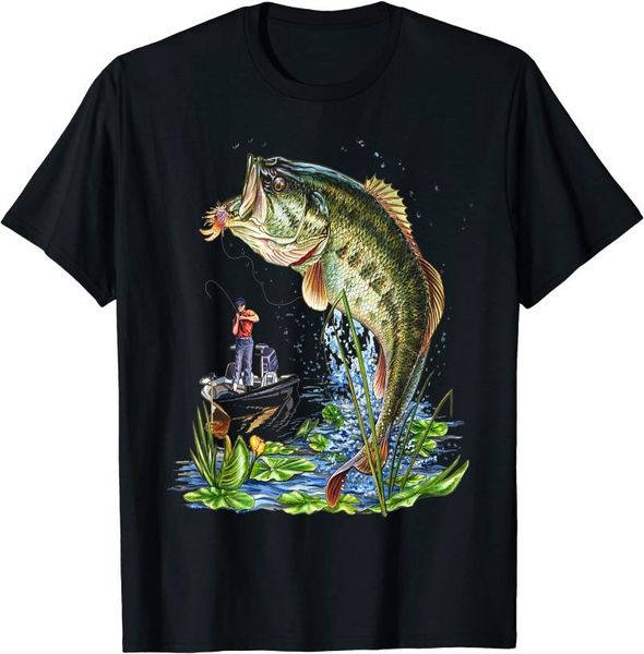 men's t-shirts unique large mouth bass fishing graphic fisherman angler gift t-shirt. summer cotton short sleeve o-neck t shirt s-3xl, White;black
men's t-shirts unique large mouth bass fishing graphic fisherman angler gift t-shirt. summer cotton short sleeve o-neck t shirt s-3xl, White;black