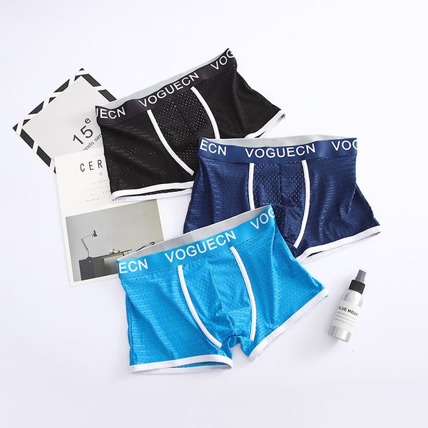 summer mens ice silk boxers breathable mesh men underpants mid waist male boxer u convex pouch shorts, Black;white
summer mens ice silk boxers breathable mesh men underpants mid waist male boxer u convex pouch shorts, Black;white