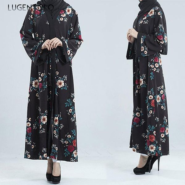 casual dresses lugentolo women dress muslim print cardigan robe solid color lace up v-neck long sleeve summer loose office lady womens, Black;gray
casual dresses lugentolo women dress muslim print cardigan robe solid color lace up v-neck long sleeve summer loose office lady womens, Black;gray