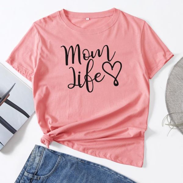 women's t-shirt mom life heart mother woman short sleeve t-shirts summer for women cotton graphic tee female shirt clothes, White
women's t-shirt mom life heart mother woman short sleeve t-shirts summer for women cotton graphic tee female shirt clothes, White