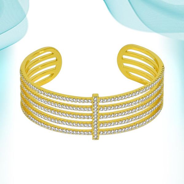 bangle 5 row natural stone cuff charm bangles jewelry crystal luxury fashion punk light yellow color bracelets, Black
bangle 5 row natural stone cuff charm bangles jewelry crystal luxury fashion punk light yellow color bracelets, Black