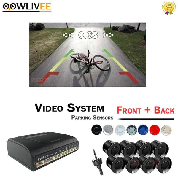 car parking sensors 8 radars video system front and back alarm 12v buzzer assistance parktronics black rear view cameras&
car parking sensors 8 radars video system front and back alarm 12v buzzer assistance parktronics black rear view cameras&