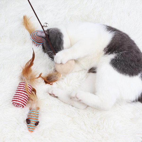 cat toys 2pcs / 7pcs stick toy wooden rod with bell feather decor for pet play wand supplies favors random
cat toys 2pcs / 7pcs stick toy wooden rod with bell feather decor for pet play wand supplies favors random