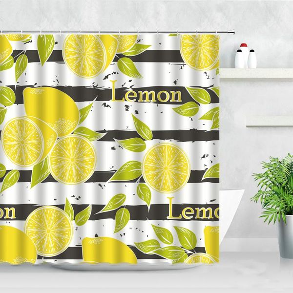 shower curtains 3d curtain set yellow fruit green leaves black white stripes printing waterproof bathroom decor hooks bath
shower curtains 3d curtain set yellow fruit green leaves black white stripes printing waterproof bathroom decor hooks bath