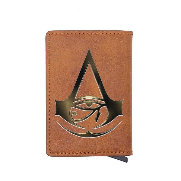 card holders vintage eye of horus design digital printing leather holder wallet men women mini short purse gift, Brown;gray
card holders vintage eye of horus design digital printing leather holder wallet men women mini short purse gift, Brown;gray