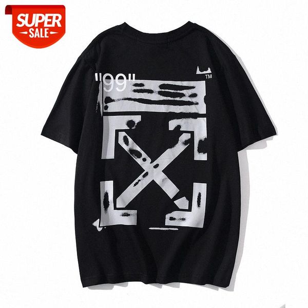 european and american tide brand off creative arrow letter short-sleeved t-shirt ow men women couple round neck bottoming shirt #rv0h, White;black
european and american tide brand off creative arrow letter short-sleeved t-shirt ow men women couple round neck bottoming shirt #rv0h, White;black