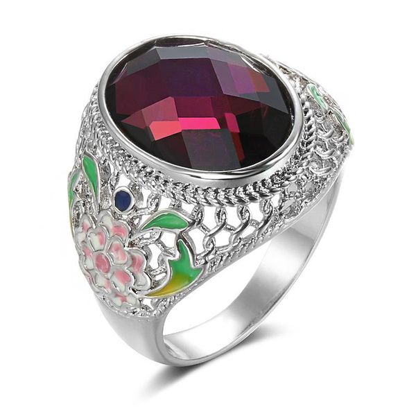 cluster rings fashion chunky purple stone hollow flower enameling pattern statement for women girl wedding jewelry, Golden;silver
cluster rings fashion chunky purple stone hollow flower enameling pattern statement for women girl wedding jewelry, Golden;silver