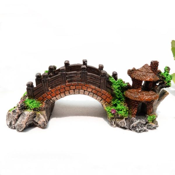 1pcs aquarium resin decoration bridge pavilion tree fish tank accessories craft pet supplies home decorations
1pcs aquarium resin decoration bridge pavilion tree fish tank accessories craft pet supplies home decorations