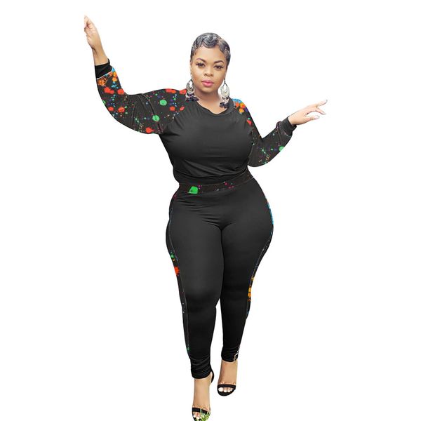 tracksuits rainbow graffiti two piece sets 90s autumn women tracksuit long sleeve crop and bodycon pant streetwear sporty suits 4xl, Gray
tracksuits rainbow graffiti two piece sets 90s autumn women tracksuit long sleeve crop and bodycon pant streetwear sporty suits 4xl, Gray