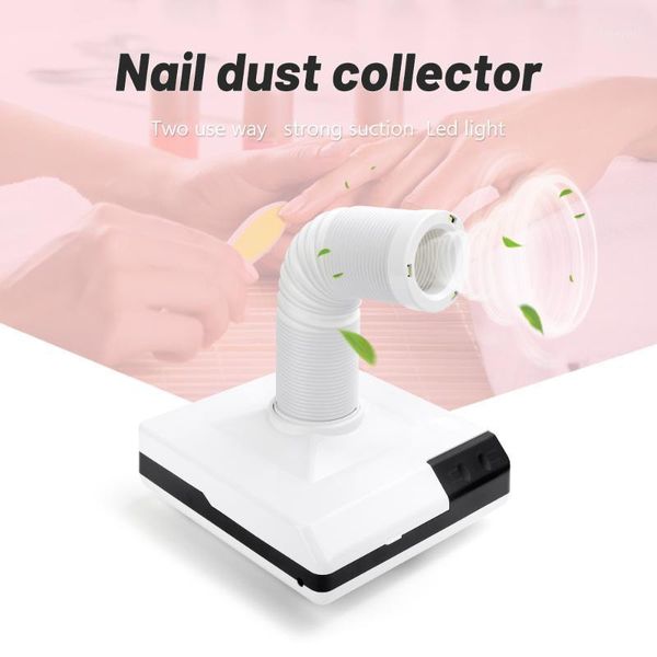 powerful nail dust collector machine for manicure vacuum cleaner art fan suction 3 leds lighting 560m1, Silver
powerful nail dust collector machine for manicure vacuum cleaner art fan suction 3 leds lighting 560m1, Silver