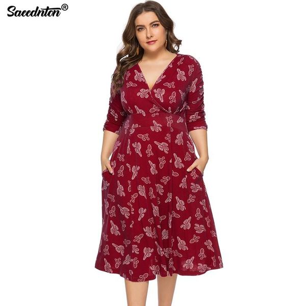 elegant floral print half sleeve dress women 2021 summer plus size 6xl female casual office lady v-neck collar party dresses, Black;gray
elegant floral print half sleeve dress women 2021 summer plus size 6xl female casual office lady v-neck collar party dresses, Black;gray