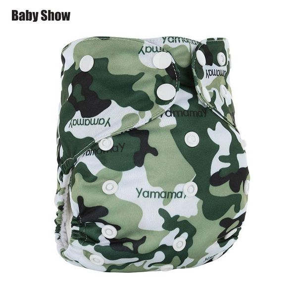 cloth diapers baby show reusable diaper adjustable washable leak-proof with two inside for children