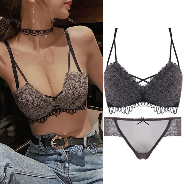 weimi underwear women's small chest gathered up with thin and deep v no steel ring girl's adjustable bra set, Red;black
weimi underwear women's small chest gathered up with thin and deep v no steel ring girl's adjustable bra set, Red;black