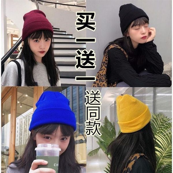 brand caps hat female winter fashion versatile korean student wool hat couple solid color harajuku warm knitted cold male, Blue;gray
brand caps hat female winter fashion versatile korean student wool hat couple solid color harajuku warm knitted cold male, Blue;gray