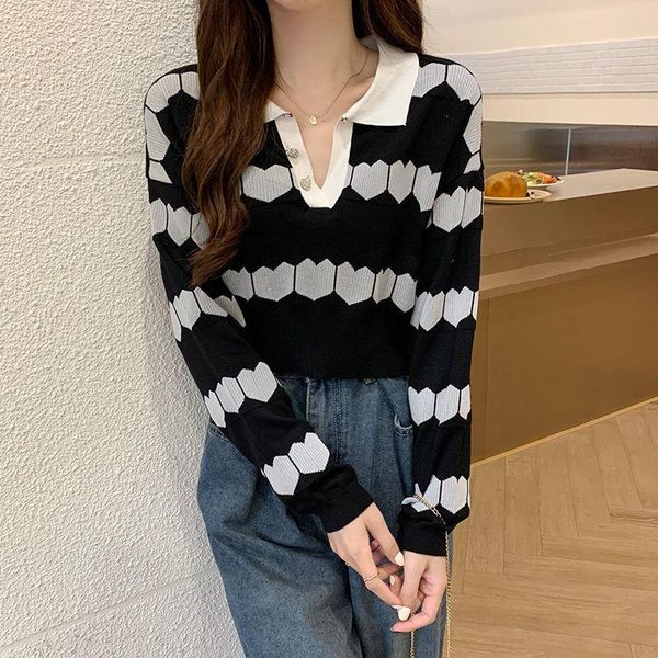 women's sweaters 2021 spring autumn chic v neck tshirt print long sleeve knitted blouse pullover casual jumper crop female clothing shi, White;black
women's sweaters 2021 spring autumn chic v neck tshirt print long sleeve knitted blouse pullover casual jumper crop female clothing shi, White;black