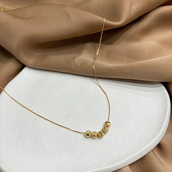 chains 7rings golden beads choker necklace for women minimalist style neck chain female luxury jewelry accessories sale, Silver
chains 7rings golden beads choker necklace for women minimalist style neck chain female luxury jewelry accessories sale, Silver