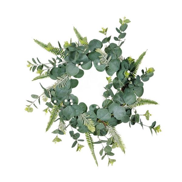 decorative flowers & wreaths artificial leaf wreath ring simulation plant door knocker ornaments home room wedding party window decoration a
decorative flowers & wreaths artificial leaf wreath ring simulation plant door knocker ornaments home room wedding party window decoration a
