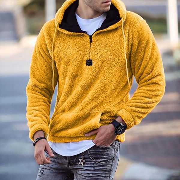 men's hoodies & sweatshirts autumn winter patchwork men casual long sleeve fluffy fleece gentleman male warm pullover, Black
men's hoodies & sweatshirts autumn winter patchwork men casual long sleeve fluffy fleece gentleman male warm pullover, Black