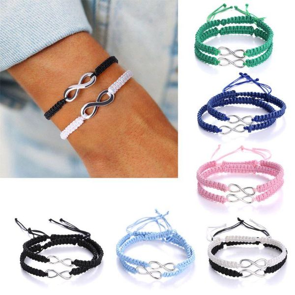 charm bracelets 2pcs bohemian lucky kabbalah infinity love figure 8 friendship bracelet lovers braided kit fashion jewelry, Golden;silver
charm bracelets 2pcs bohemian lucky kabbalah infinity love figure 8 friendship bracelet lovers braided kit fashion jewelry, Golden;silver