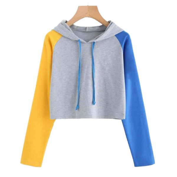women's hoodies & sweatshirts pullover color matching lace up long sleeve women autumn drawstring with hoodie crop sweatshirt sports we, Black
women's hoodies & sweatshirts pullover color matching lace up long sleeve women autumn drawstring with hoodie crop sweatshirt sports we, Black