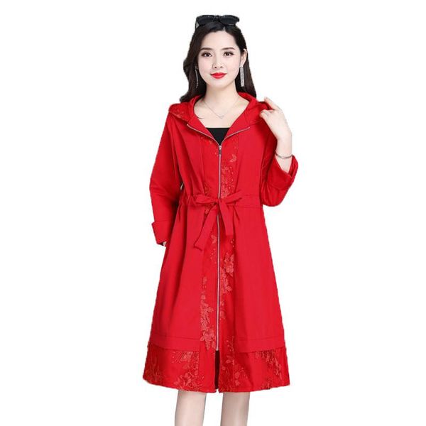 women's trench coats 2021 jackets windbreaker mid-length spring autumn large size 5xl thin coat loose casual hooded jacket female outer, Tan;black
women's trench coats 2021 jackets windbreaker mid-length spring autumn large size 5xl thin coat loose casual hooded jacket female outer, Tan;black