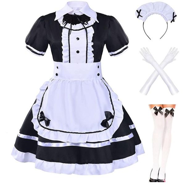 casual dresses black cute lolita maid costumes girls women lovely cosplay costume animation show japanese outfit dress clothes 2021, Black;gray
casual dresses black cute lolita maid costumes girls women lovely cosplay costume animation show japanese outfit dress clothes 2021, Black;gray