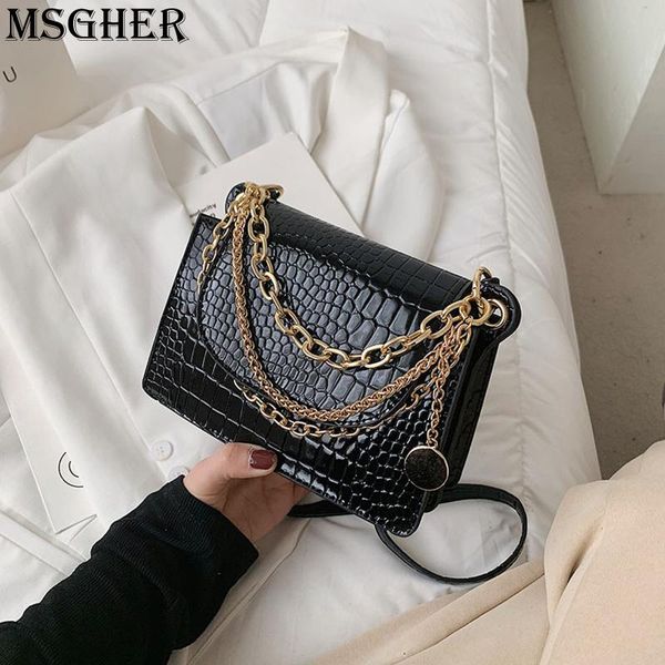 cross body leather crocodile-pattern chain arbor portable shoulder cross-body bag retro magnetic buckle summer small square
cross body leather crocodile-pattern chain arbor portable shoulder cross-body bag retro magnetic buckle summer small square