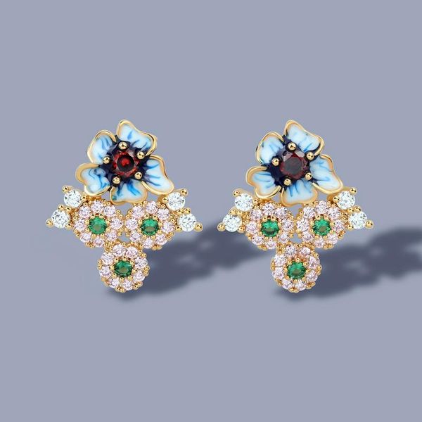 bohemian style flower earrings exquisite 925 silver handmade enamel jewelry blue women's earring birthday gift dangle & chandelier
bohemian style flower earrings exquisite 925 silver handmade enamel jewelry blue women's earring birthday gift dangle & chandelier