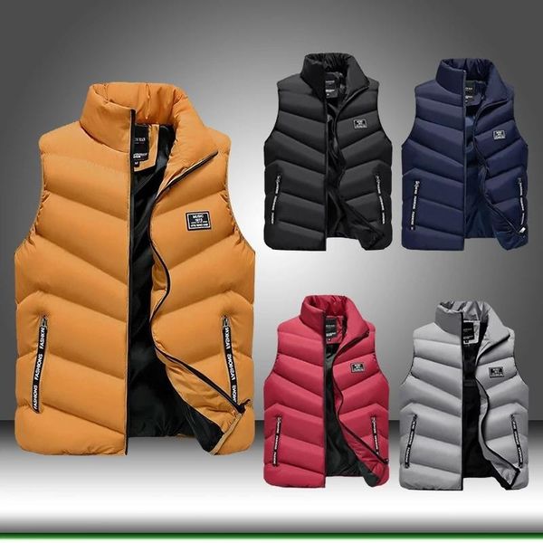 men's vests men packable vest thicken waistcoat stand-up collar padded lightweight down for gilet veste hommes zip-up winter clothes, Black;white
men's vests men packable vest thicken waistcoat stand-up collar padded lightweight down for gilet veste hommes zip-up winter clothes, Black;white