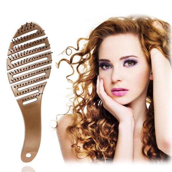 women scalp golden massage comb detangling hair brush curly magic hairbrush for professional salon styling brushes, Silver
women scalp golden massage comb detangling hair brush curly magic hairbrush for professional salon styling brushes, Silver