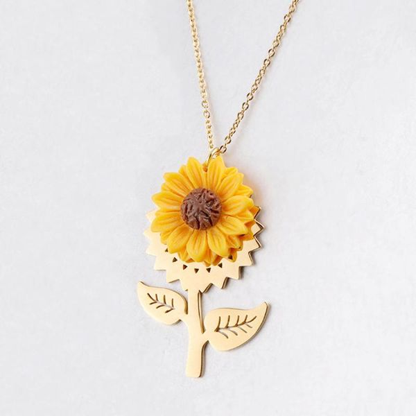 pendant necklaces sunflower necklace gold jewelry women stainless steel sun flower jewellery fashion party gift high polished, Silver
pendant necklaces sunflower necklace gold jewelry women stainless steel sun flower jewellery fashion party gift high polished, Silver