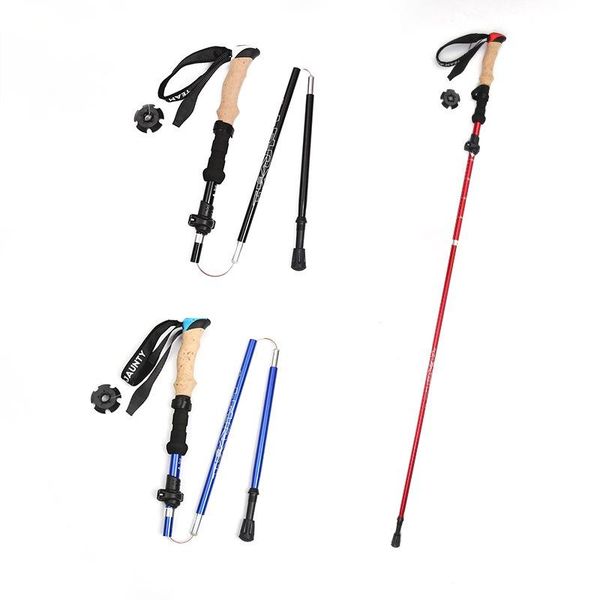 trekking poles five-section folding poles, cork straight handle, lightweight mountaineering aluminum walking stick
trekking poles five-section folding poles, cork straight handle, lightweight mountaineering aluminum walking stick