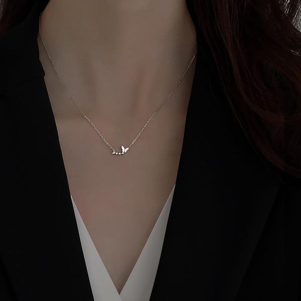 chains elegant 925 sterling silver butterfly necklace for women wedding party girl gift link necklaces fine jewelry accessories
chains elegant 925 sterling silver butterfly necklace for women wedding party girl gift link necklaces fine jewelry accessories