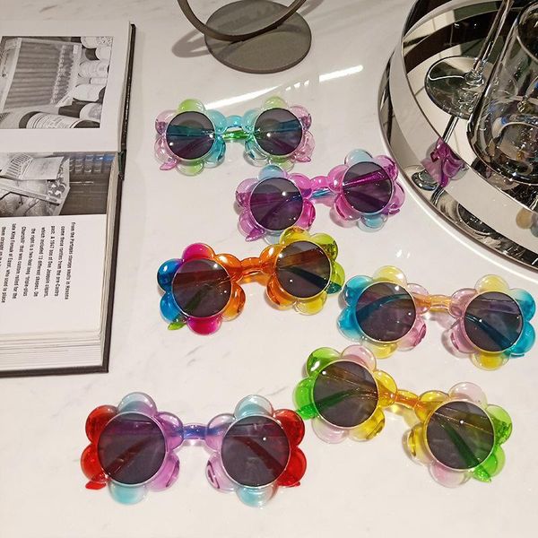 caps & hats kid sunglasses with sun flower shape colorful transparent jelly color accessory for girls / boys 6 colors, Yellow
caps & hats kid sunglasses with sun flower shape colorful transparent jelly color accessory for girls / boys 6 colors, Yellow