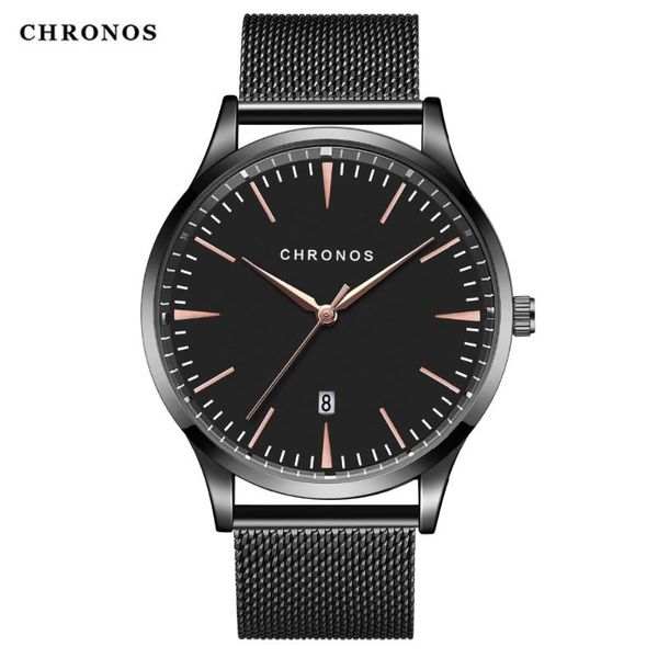 wristwatches chronos men watches steel mesh strap fashion simple watch with calendar leather waterproof wristwatch relogio feminino ch27, Slivery;brown
wristwatches chronos men watches steel mesh strap fashion simple watch with calendar leather waterproof wristwatch relogio feminino ch27, Slivery;brown