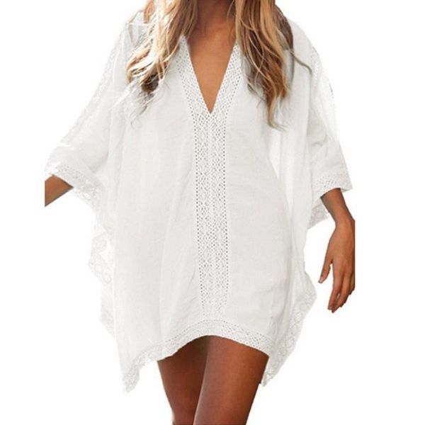 women's swimwear summer women cover up beach ups swimsuit bikini chiffon short dress gold bathing suit tunic 2021, White;black
women's swimwear summer women cover up beach ups swimsuit bikini chiffon short dress gold bathing suit tunic 2021, White;black