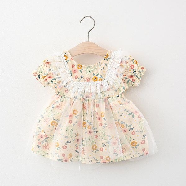 girl's dresses baby girl floral print dress toddler chiffon lace clothes ruffle princess 0-2t fashion sweet clothing, Red;yellow
girl's dresses baby girl floral print dress toddler chiffon lace clothes ruffle princess 0-2t fashion sweet clothing, Red;yellow