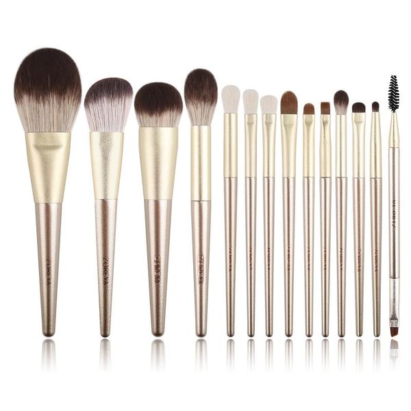 makeup brushes zoreya natural hair set gold color professional kit powder foundation blush eyeshadow brush tool maquiagem
makeup brushes zoreya natural hair set gold color professional kit powder foundation blush eyeshadow brush tool maquiagem