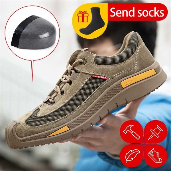 safety shoes men women steel toe cap crash-proof anti-puncture sport summer sneakers indestructiblework boots breathable qualit 211007, Black;brown
safety shoes men women steel toe cap crash-proof anti-puncture sport summer sneakers indestructiblework boots breathable qualit 211007, Black;brown