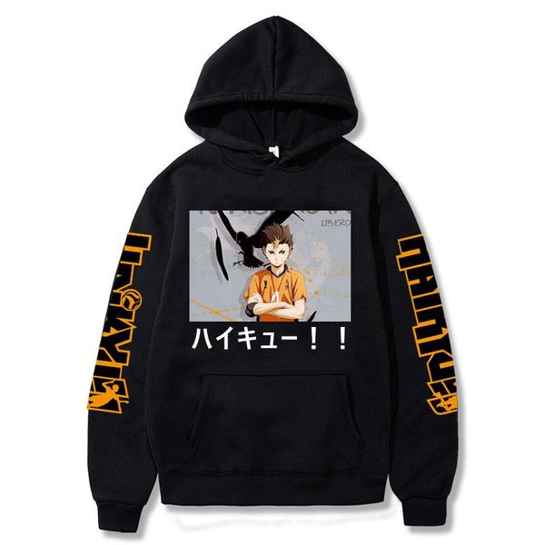 men's hoodies & sweatshirts japanese anime haikyuu hoodie hinata shoyo karasuno sweatshirt men volleyball pullover coat harajuku cloth, Black
men's hoodies & sweatshirts japanese anime haikyuu hoodie hinata shoyo karasuno sweatshirt men volleyball pullover coat harajuku cloth, Black