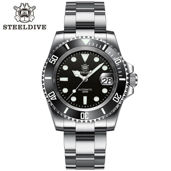 sd1953 black ceramic bezel 41mm steeldive 30atm water resistant nh35 automatic mens dive watch reloj 220225, Slivery;brown
sd1953 black ceramic bezel 41mm steeldive 30atm water resistant nh35 automatic mens dive watch reloj 220225, Slivery;brown