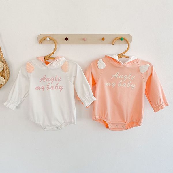spring autumn infant baby girls letter wing hooded rompers clothing kids girl long sleeve clothes 210429, Blue
spring autumn infant baby girls letter wing hooded rompers clothing kids girl long sleeve clothes 210429, Blue