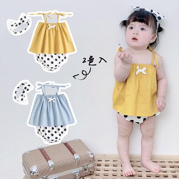 baby girls clothes sets korean summer infant girl camisole + polka dot shorts headband born 3pcs set clothing, White
baby girls clothes sets korean summer infant girl camisole + polka dot shorts headband born 3pcs set clothing, White