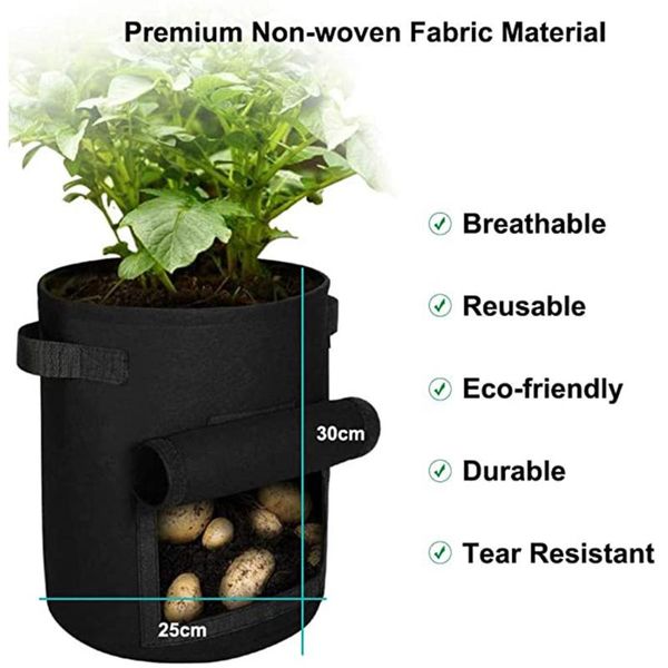 planters & pots economical 3 pcs potatoes grow bag garden planting growing fabric for tomatoes vegetable ds99
planters & pots economical 3 pcs potatoes grow bag garden planting growing fabric for tomatoes vegetable ds99