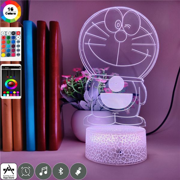 creative led night light 3d anime doraemon kids toys table lamp usb power rgb colors bluetooth base gift
creative led night light 3d anime doraemon kids toys table lamp usb power rgb colors bluetooth base gift