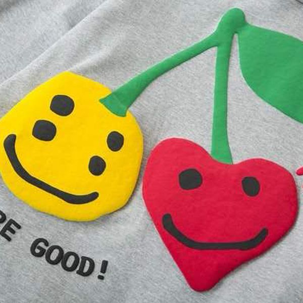 brand sweatshirt face cpfm human better foam made cherry smiley printed high street pullover hoodie drzo, Black
brand sweatshirt face cpfm human better foam made cherry smiley printed high street pullover hoodie drzo, Black