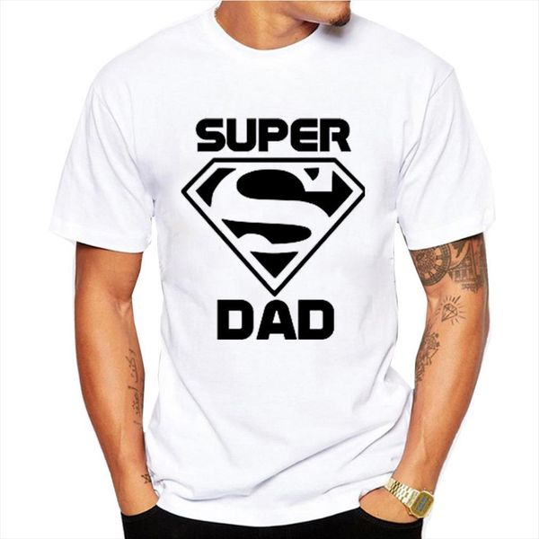 super dad casual model men fathers day short sleeve funny papa dady shirt homme, White;black
super dad casual model men fathers day short sleeve funny papa dady shirt homme, White;black