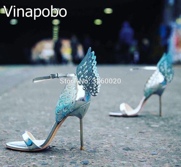 gorgeous butterfly women stiletto high heels angel wing summer crystal sandals shoes woman open toe ankle strap thin heel pumps, Black
gorgeous butterfly women stiletto high heels angel wing summer crystal sandals shoes woman open toe ankle strap thin heel pumps, Black